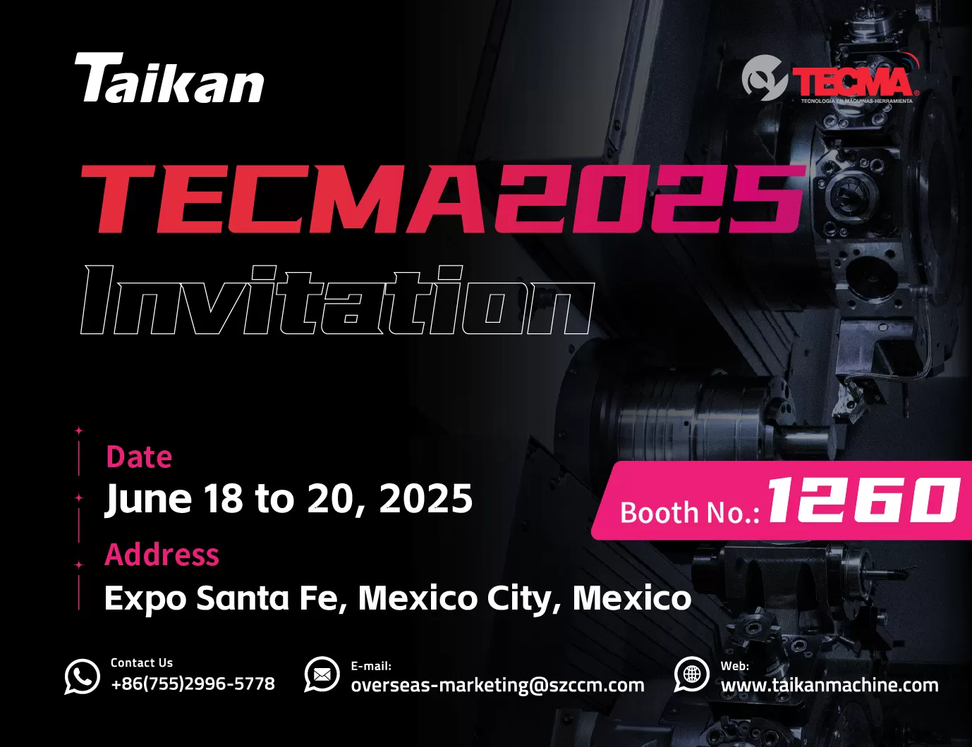 Lời Mời | tecma2025 | Chân Thành mời bạn ghé thăm taikan
