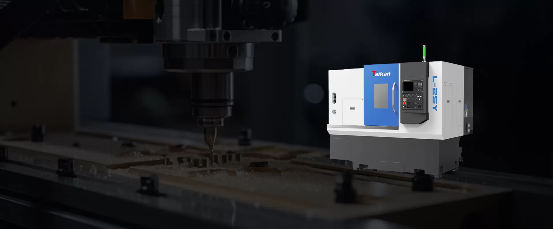 Hợp chất tiện ngang (phay) CNC L-Y Series với trục Y