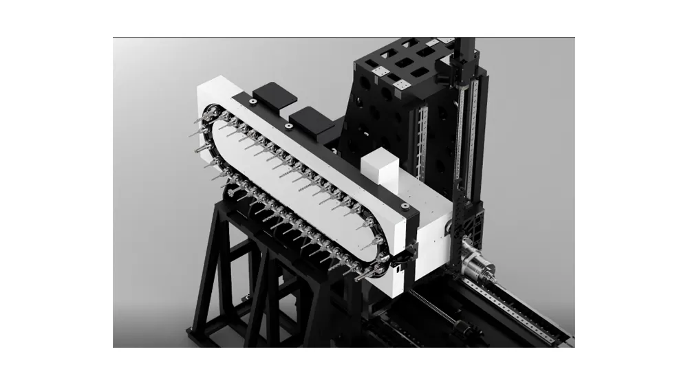 Tạp Chí dụng cụ gắn trên sàn kiểu xích 40T