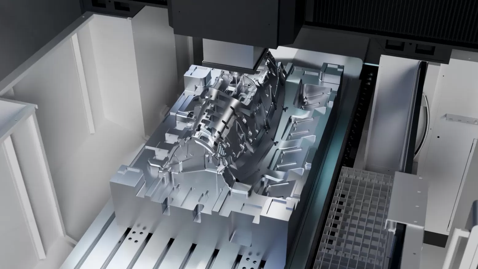 Cấu hình ba trục Z (đầu trục chính) để tăng cường độ cứng và ổn định