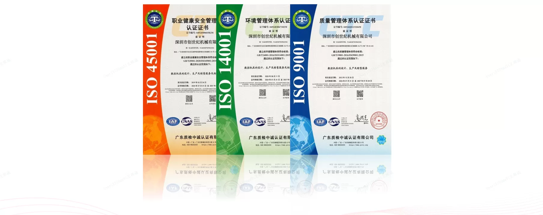 Kiểm soát chất lượng về trung tâm máy CNC taikan